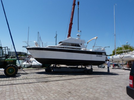 Port de Bordeaux.Sortie de chantier Août 2011
